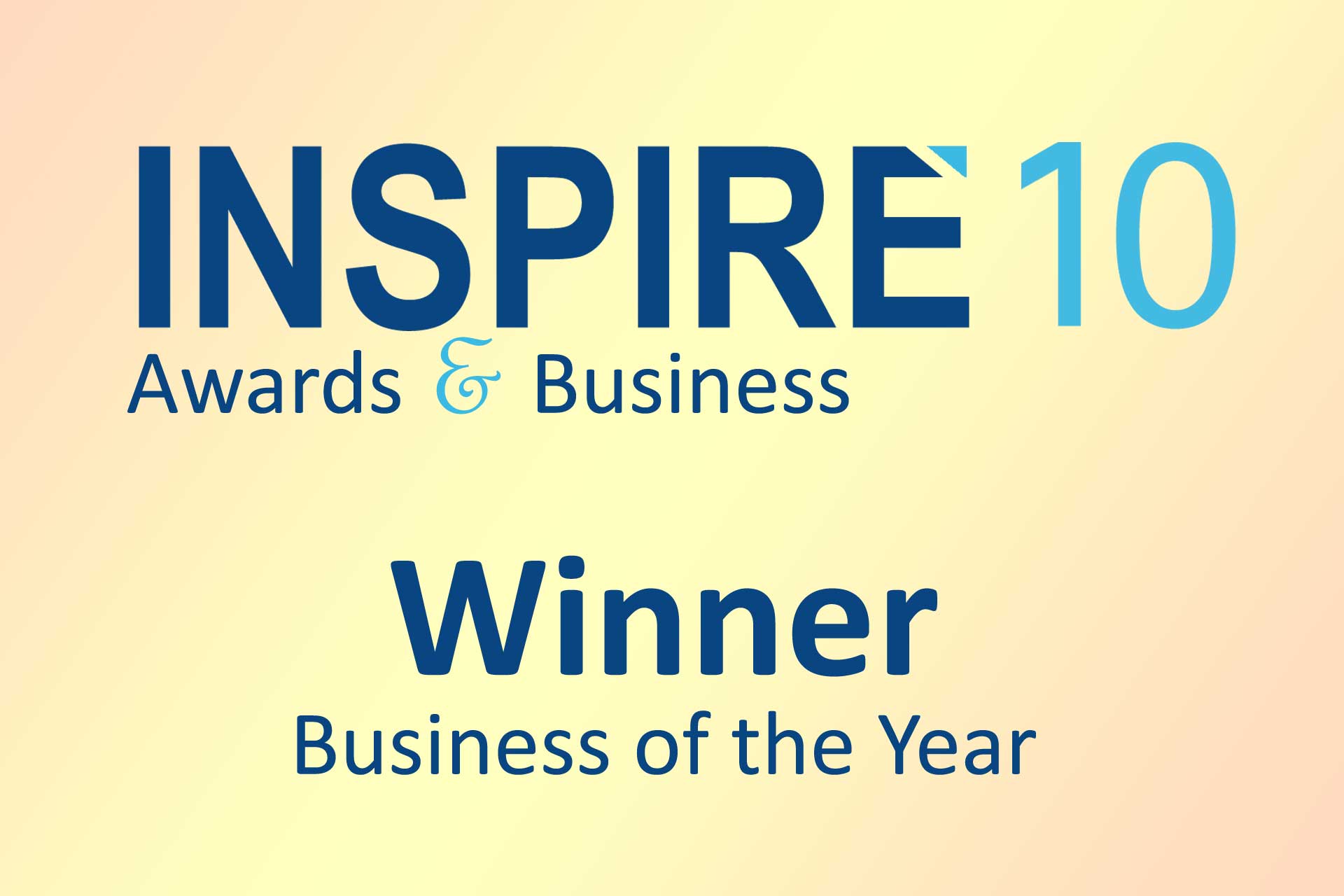 Inspire Business of the Year Winner